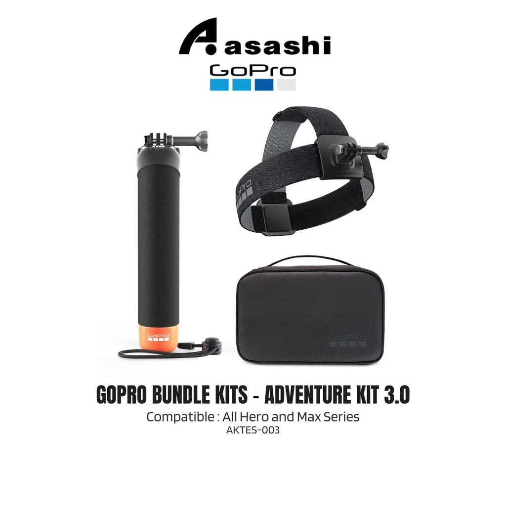GOPRO Bundle Kits - Adventure Kit 3.0 (Compatible: All Hero and Max ...