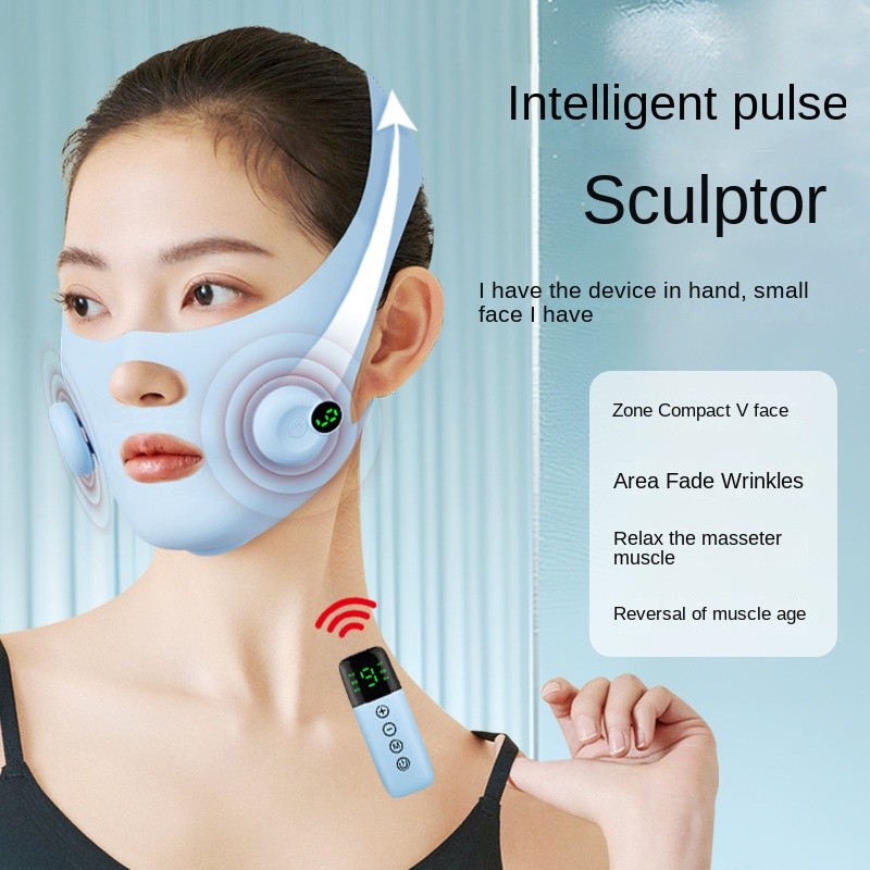 Smart Facial Massager EMS Household Wireless Facial Massage V Face ...