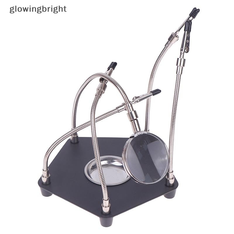 [glowingbright] Flexible Metal Arms 360° Rotating Table Soldering ...