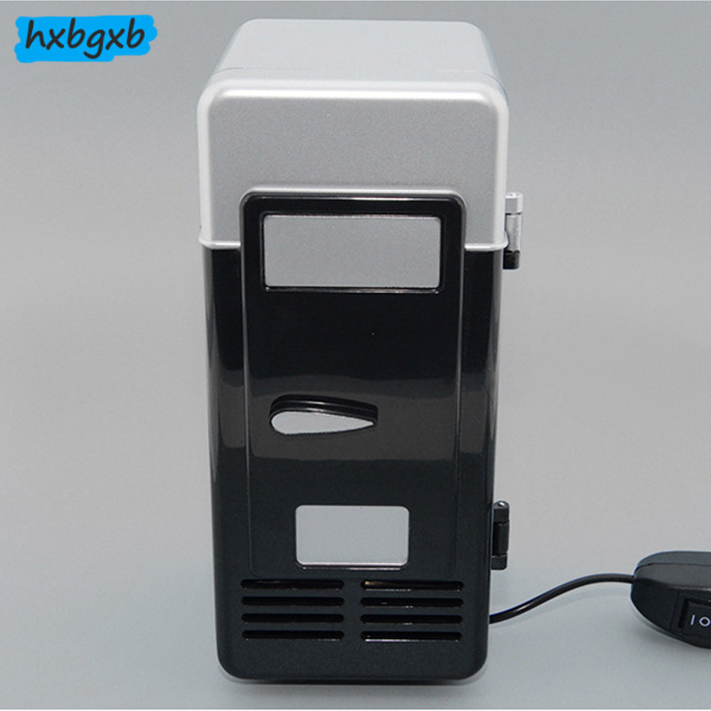 Car Portable Mini Fridge Heating Picnicking USB Drink Cans Refrigerator ...