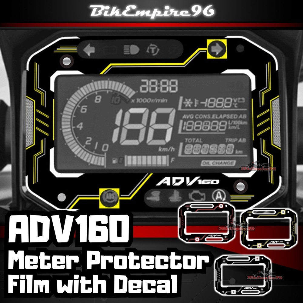 ADV160 Meter Protector Film With Decal PVC Sticker Speedometer ...