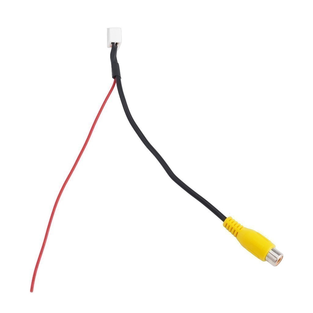 4 Pin For Car Male Connector Radio Back Up Reverse Camera RCA Input ...