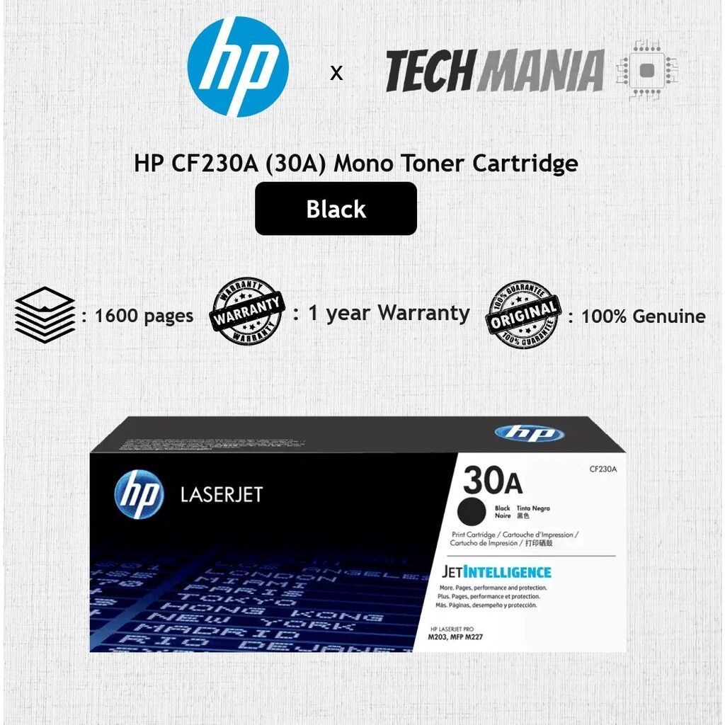 NEW STORE OFFER [100% ORIGINAL🔥] HP CF230A CF230 30A Original Mono ...