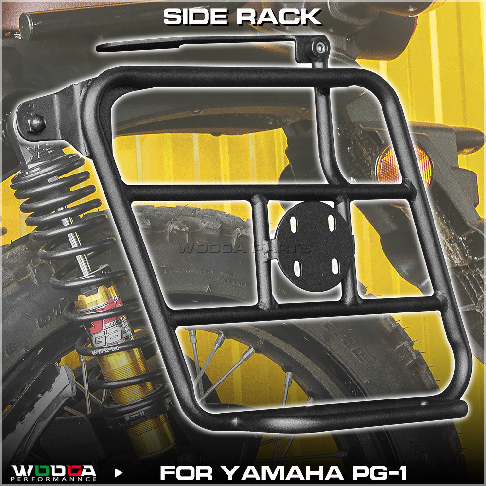 W\OOGA Side Luggage Rack For Yamaha PG-1 PG1 Side Bag Support Fuel Tank ...