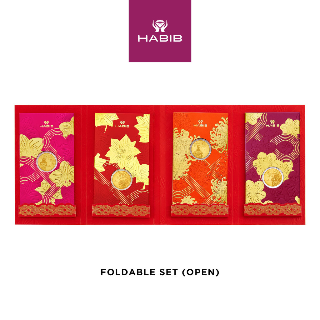 HABIB Four Seasons Collection Set | 999.9 Gold Wafer Coin (0.80g ...