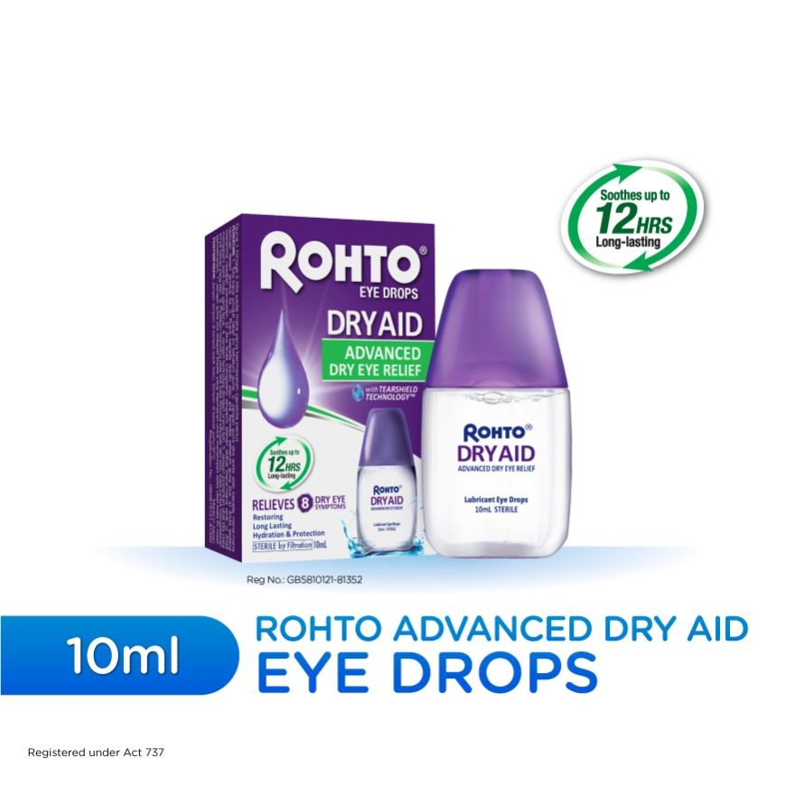 ROHTO Advanced Dry Aid Eye Drops 10ml | Shopee Malaysia