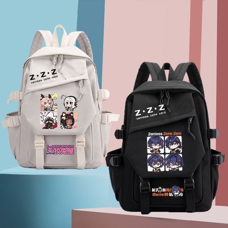 Zenless Zone Zero Backpack Student Schoolbag Computer Bag Travel Canvas ...