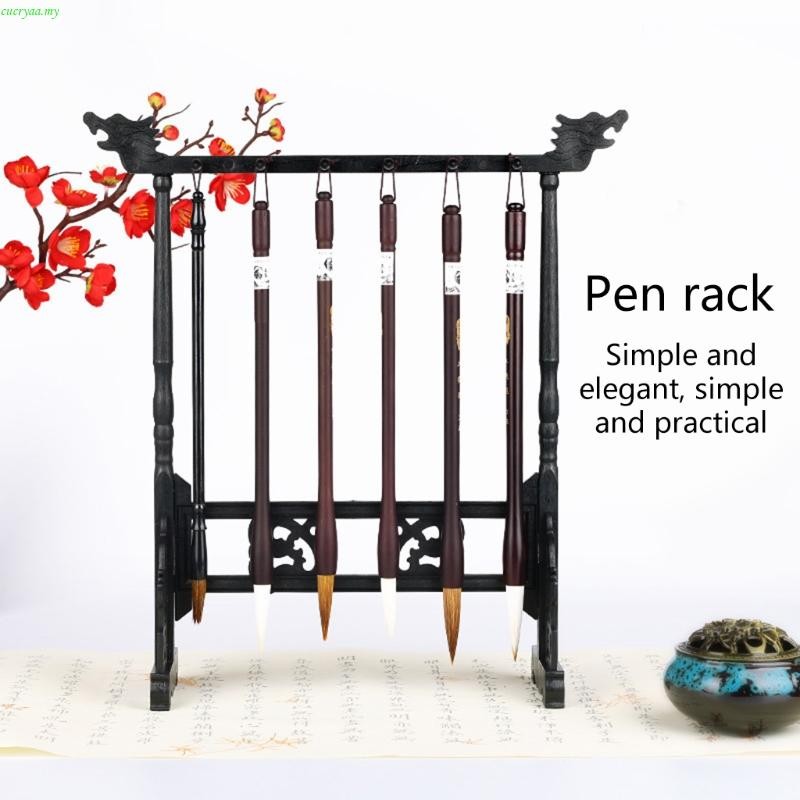 cucryaa Premium 12-pin Calligraphy Brush Pen Stand Eco-friendly ...