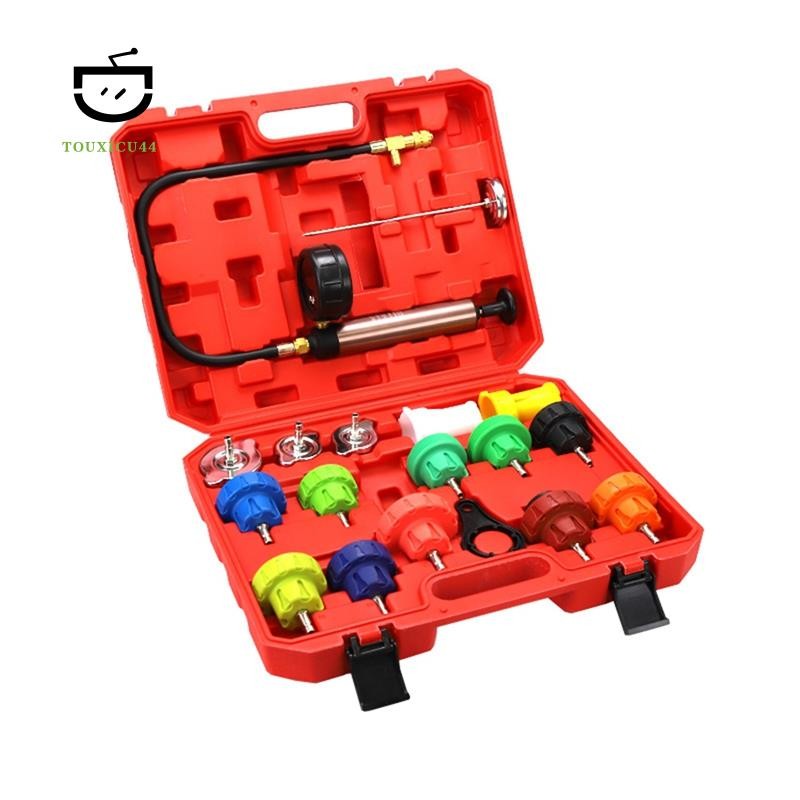 18Pcs Radiator Pressure Leakage Tester Tool Kit, Cooling System Water ...