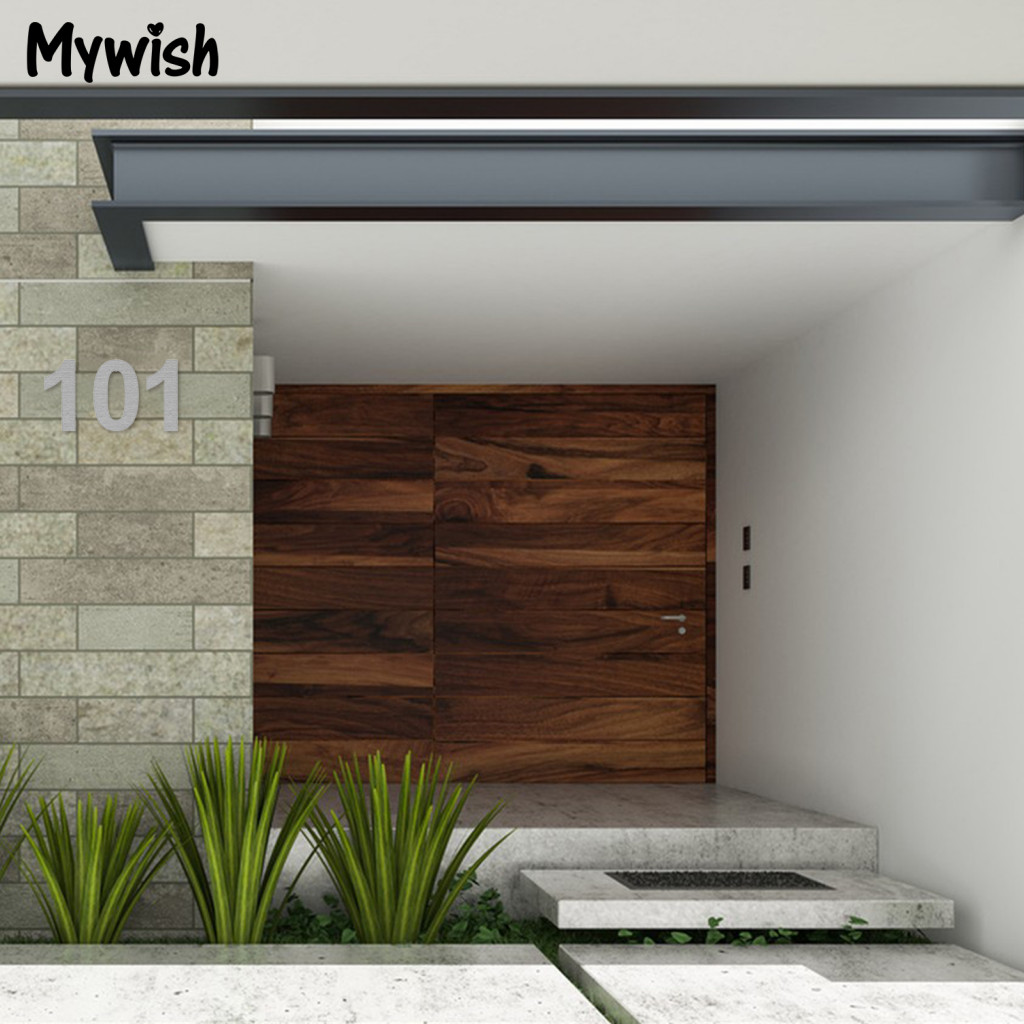 MYT- Weatherproof Address Numbers Stainless Steel House Numbers Modern ...