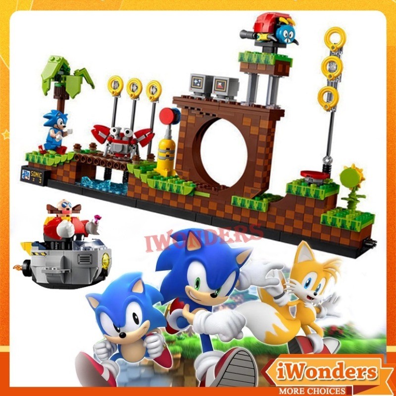 21331 Sonic The Hedgehog - Green Hill Zone Building Blocks Moto Bug ...