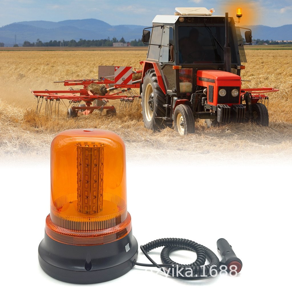80led Car Warning Light Magnetic Roof Rotating Strobe Light Engineering ...