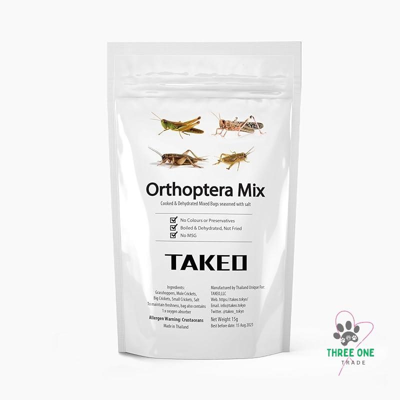 TAKEO Domestic official product: Insect food that can be eaten as-is ...