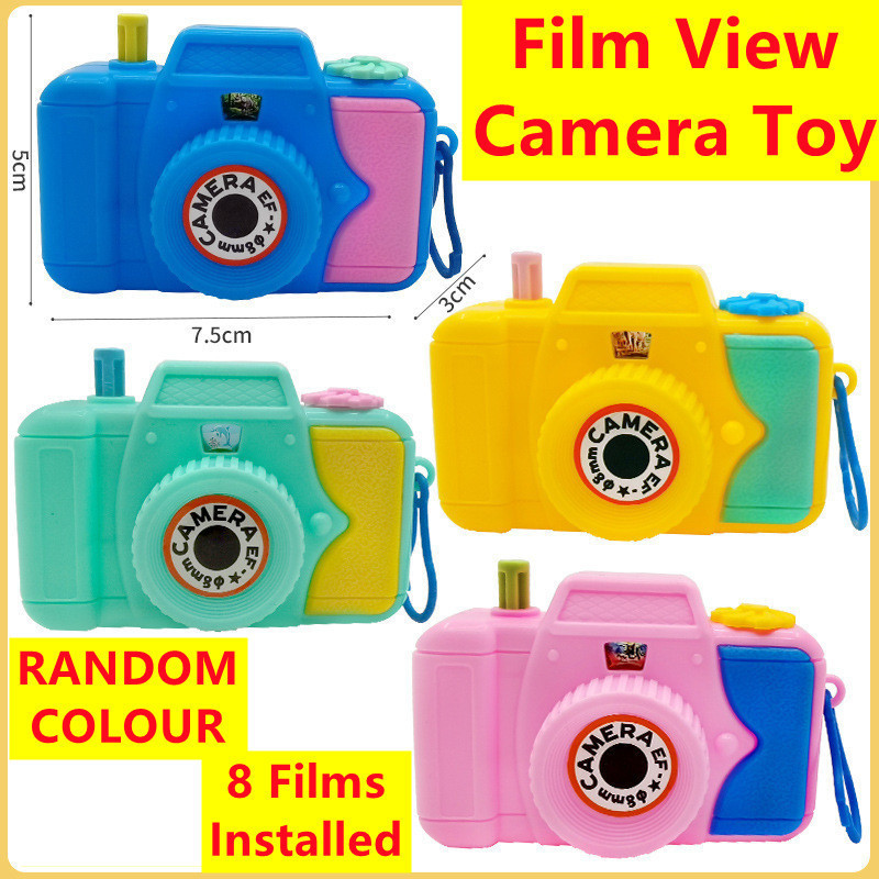 Nostalgic Camera Toy With 8 Film View Scenery Early Learning Kids ...