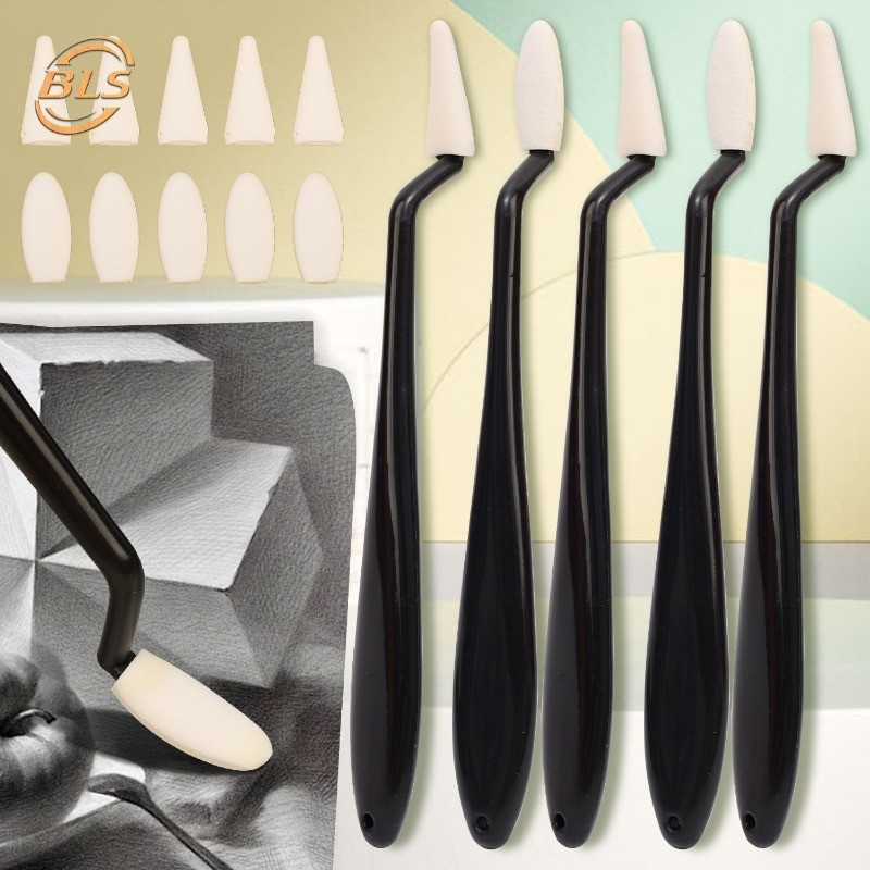 8pcs Sketch Drawing Tools, Double Headed Artist Blending