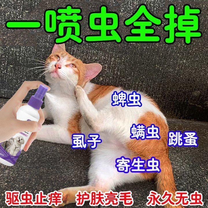 Curated visual reference: Flea And Mite Shampoo For Dogs With Body Mite Infestations Reference: Mild Harmless Pet Body Flea Clearing Dog Insect Repellent Spray