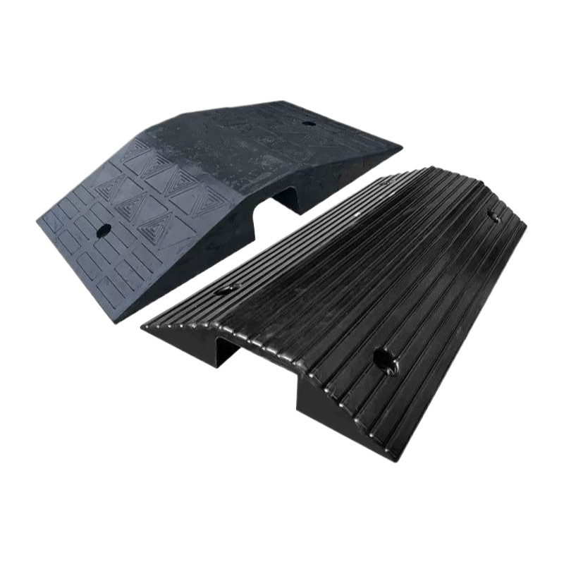 Bridge type wire trough threshold pad double-sided slope pad roadside ...