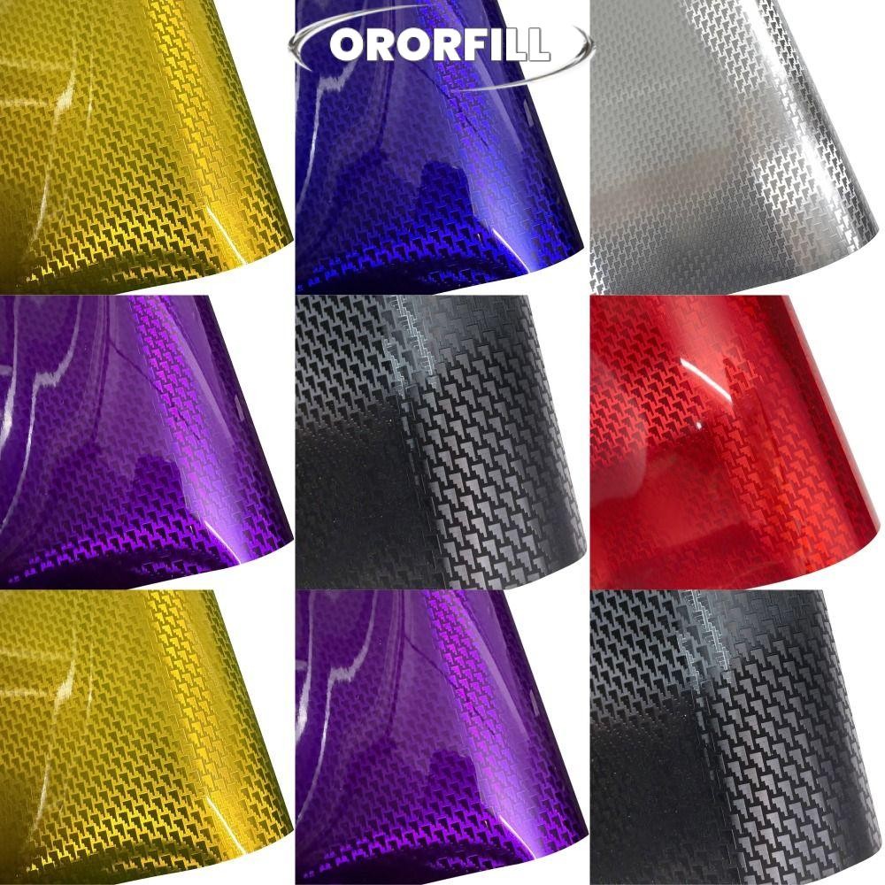 ORORFILL Carbon Fiber Vinyl Film, 50x30CM 152x10CM High Gloss ...