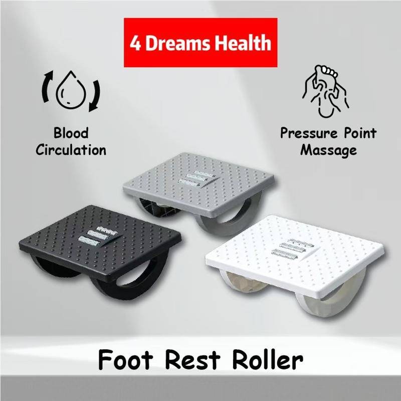 Foot Rest Roller Massage Leg Roller Rest Office Under Desk With Foot ...