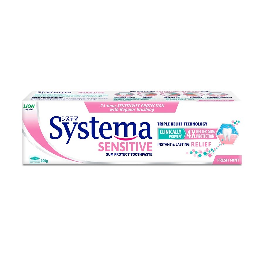 SYSTEMA Sensitive & Gum Protection T/Paste Fresh Mint 100g | Shopee ...