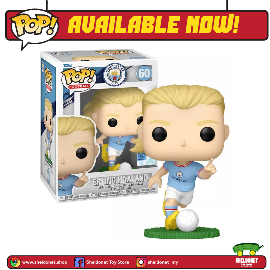 Figurine Funko POP! Erling Haaland (Manchester City) - Collection Football - Édition 2025