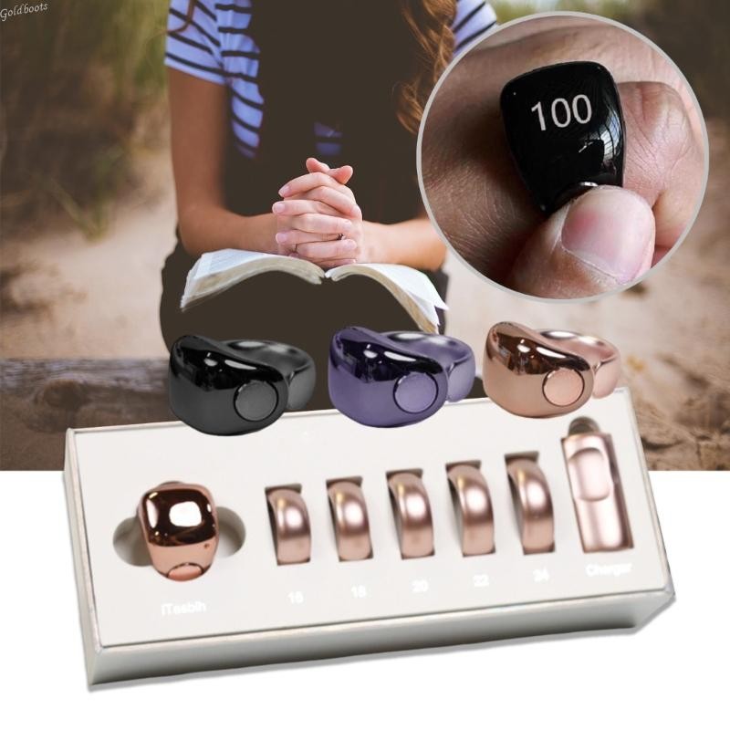 GB Digital Screen Prayer Rings With Vibration Alertsk For Track Up To ...