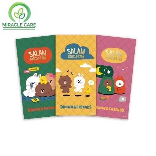 Bio-essence Line Friend Raya Packet Happy Raya Aidilfitri 5pcs - Pink ...