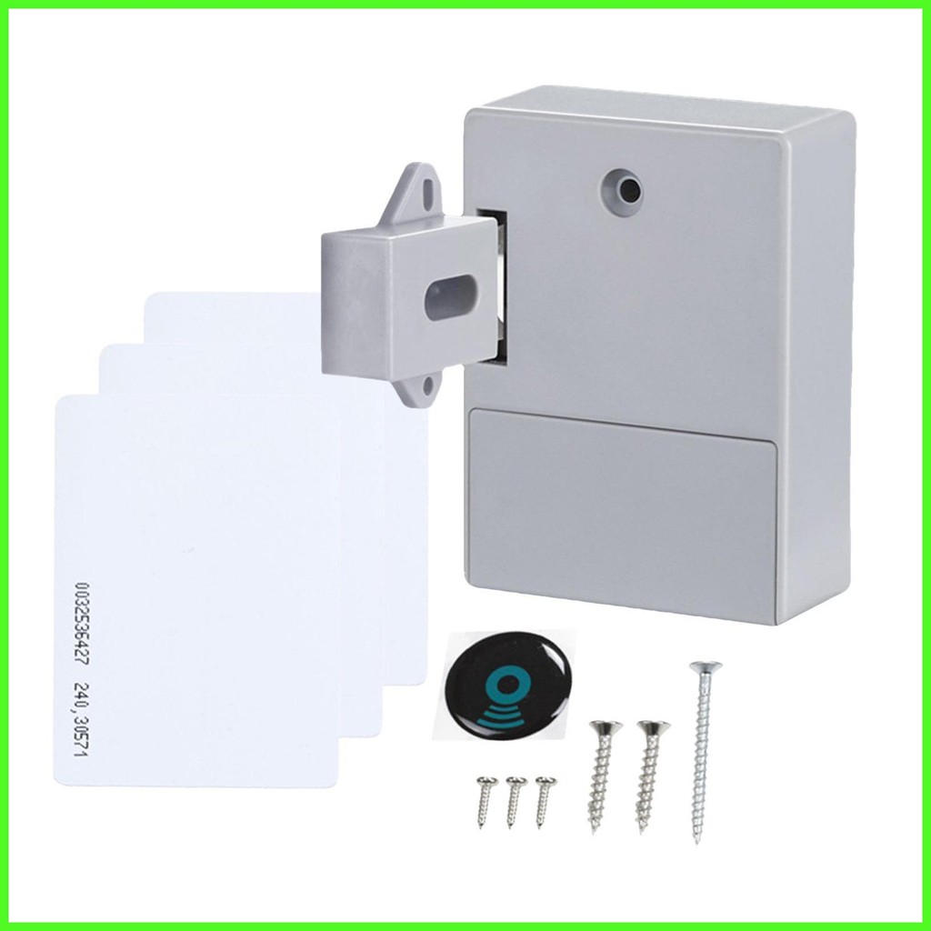 Electronic Cabinet Lock RFID Magnetic Keyless Security Lock No Drill ...