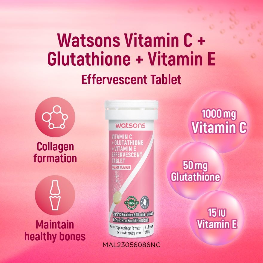 glutathione watson Glutax L-Glutathione 1000mg with Vitamin C Effervescent Tablet Price in  India