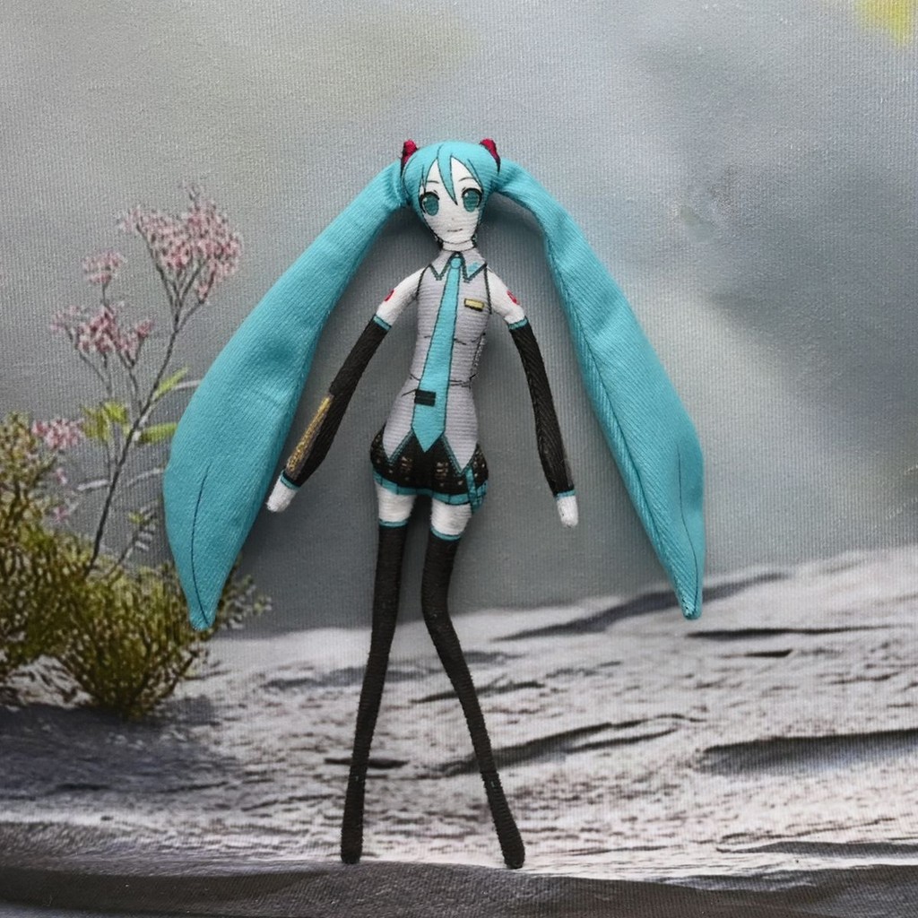 Hatsune Miku Cute Super Fine Mouse Dry Doll Hand Foot Wire Frame ...