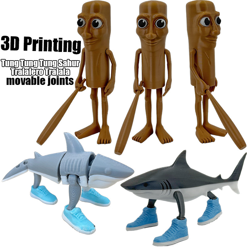 Tung Tung Tung Sahur – Leyenda Meme - Modelo de impresión 3D gratuito