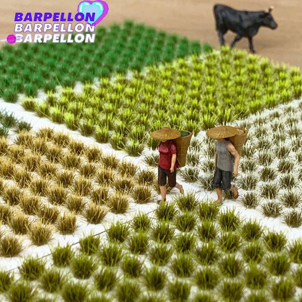 BARPELLON Artificial Grass Cluster Miniatures Train Landscape Building