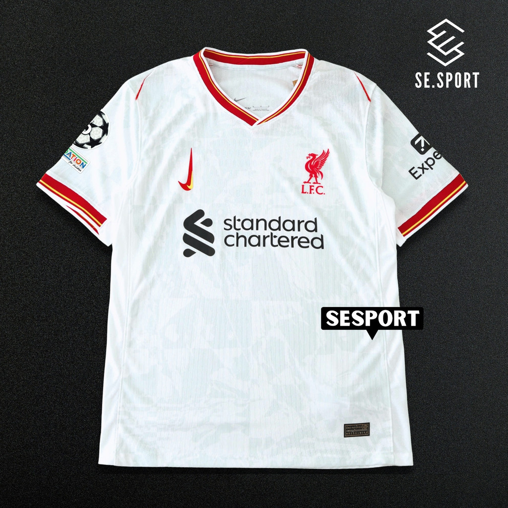 New white liverpool kit clearance