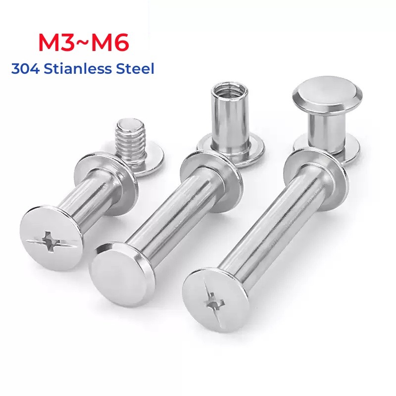 304 Stianless Steel Binding Screws Nail Rivet M3 M4 M5 M6 Studs Snap ...
