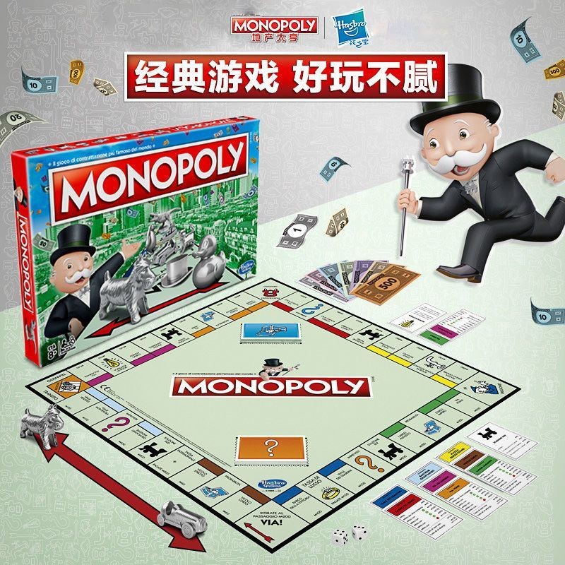 Genuine Real Estate Tycoon Board Game Family Game Classic monopoly ...