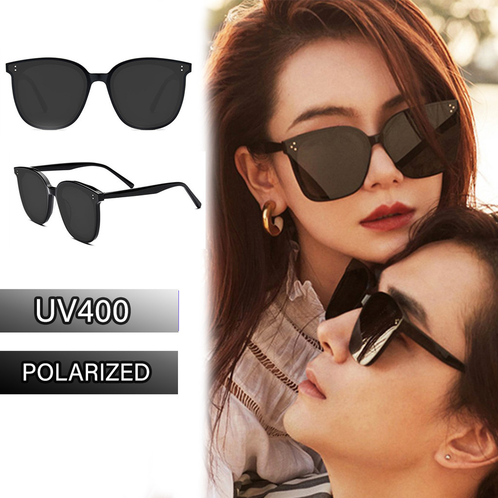 Sunglasses UV Protection fashion glasses Cermin Mata Hitam UV ...