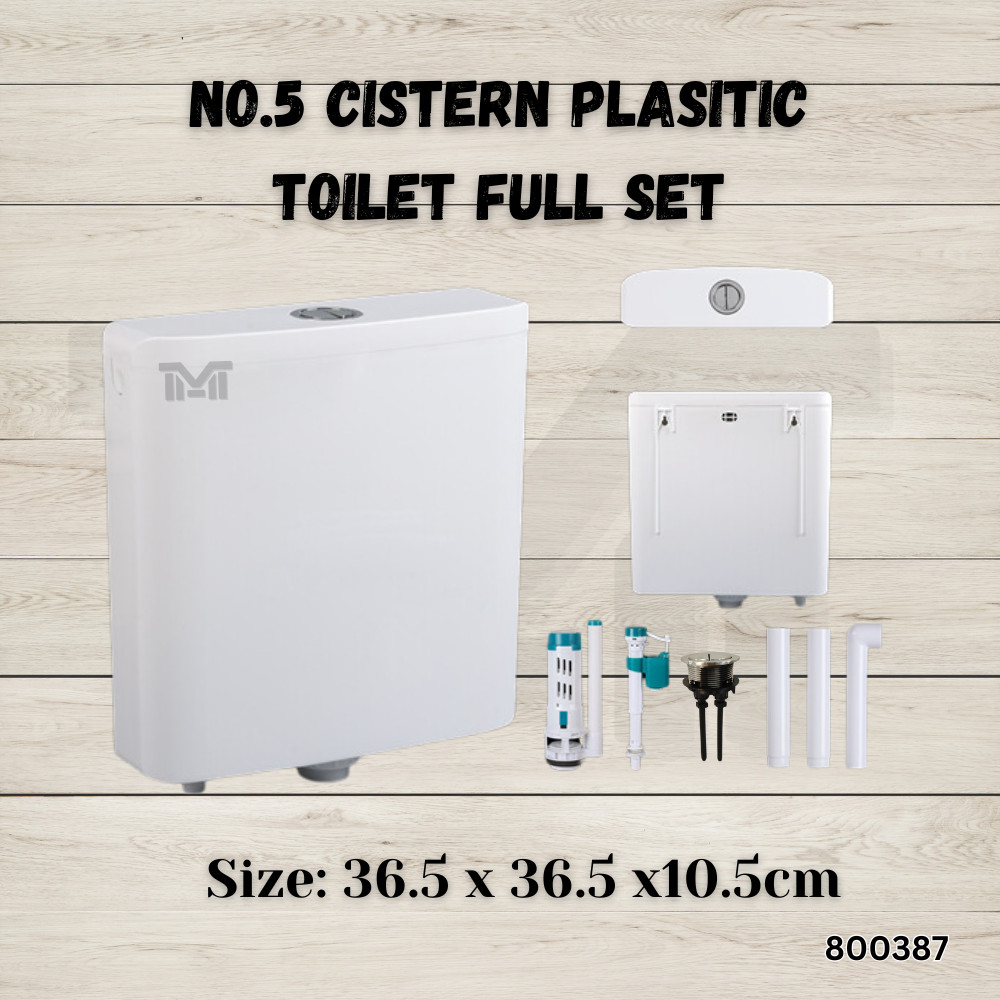 PVC Middle LEVEL Cistern Toilet Water Tank Plastic Water Tank Button ...