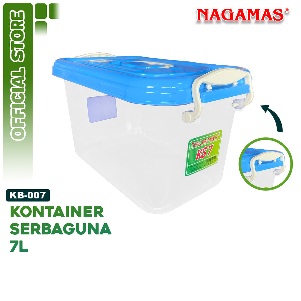 NAGAMAS Plastic Container Box 7 Liter Storage Box | Shopee Malaysia