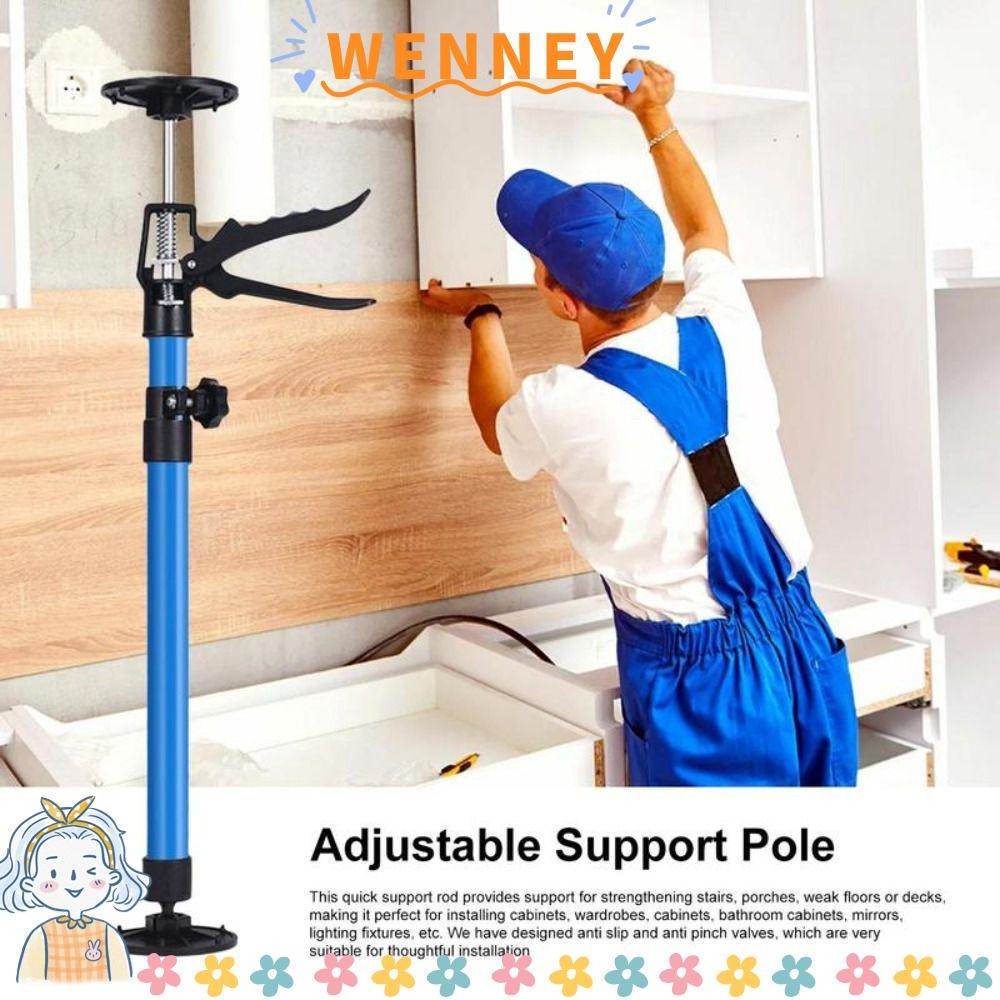 WENNEY Drywall Lifting Support Rod, Steel Telescopic Cabinet ...