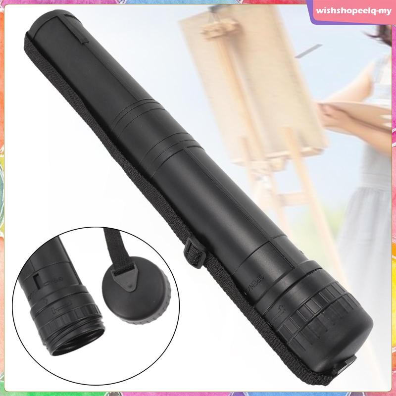 HOMEMAXS Extendable Poster Tube Poster Carrying Case Telescoping Poster Tube Plastic Reusable Drafting Tube