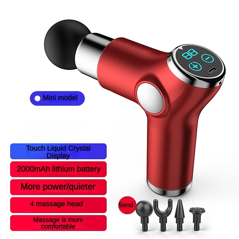 (in Stock) She. Care 4 Colors Mini Muscle Massage Gun Smart LCD ...