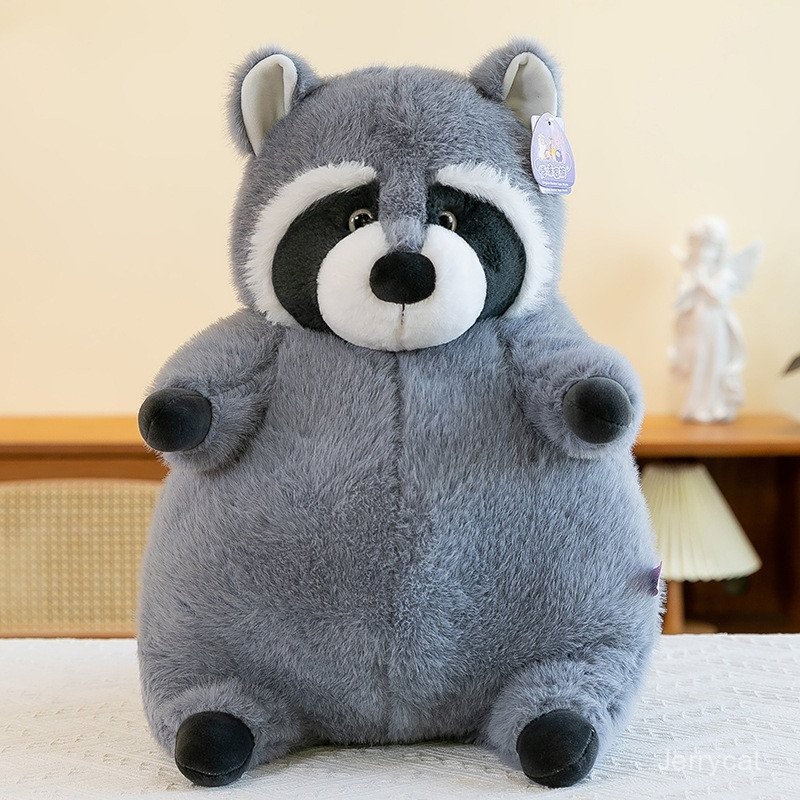 Cute Little Raccoon Plush Toy Doll Simulation Animal Little Panda Doll ...