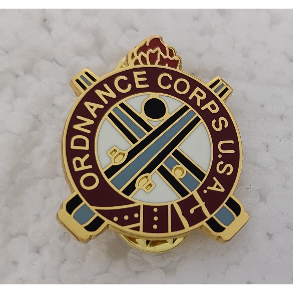 REPRODUCTION U.S. ARMY CORPS CREST INSIGNIA ORDNANCE CORPS REGIMENTAL ...