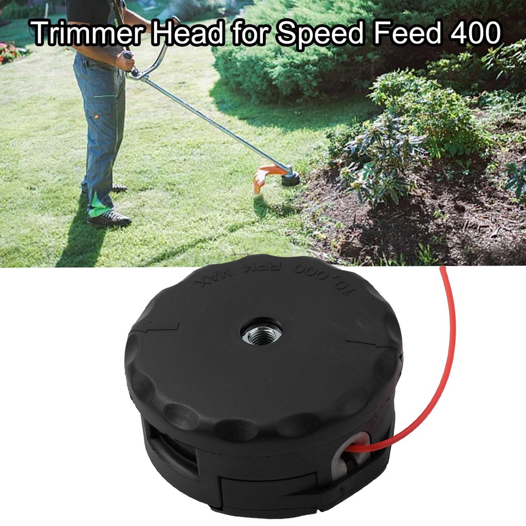 Speed Feed 400 Trimmer Head Replacement For Echo SRM-225 & SRM-230 – Gas Weed Eater Part, Black