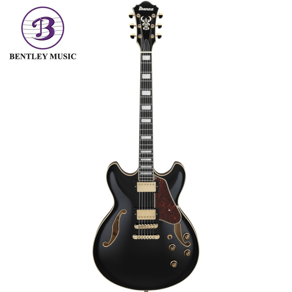 Ibanez AS93BC-BK Artcore Expressionist AS Series Electric Guitar, Black ...