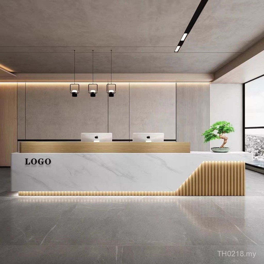 Reception Counter Clothing Company Hotel Hall Center Bar Counter Cash ...