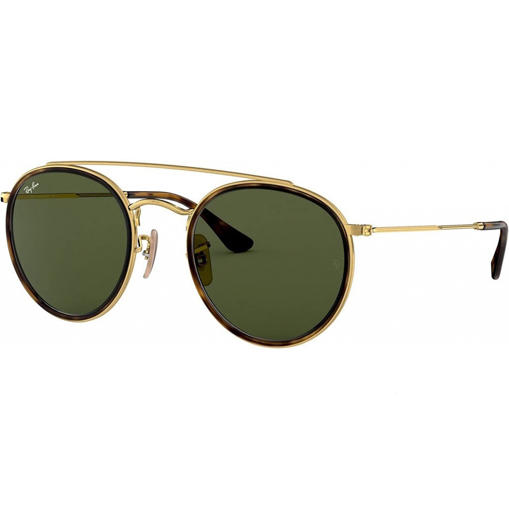 Ray-Ban Rb3647n Double Bridge round sunglasses | Shopee Malaysia
