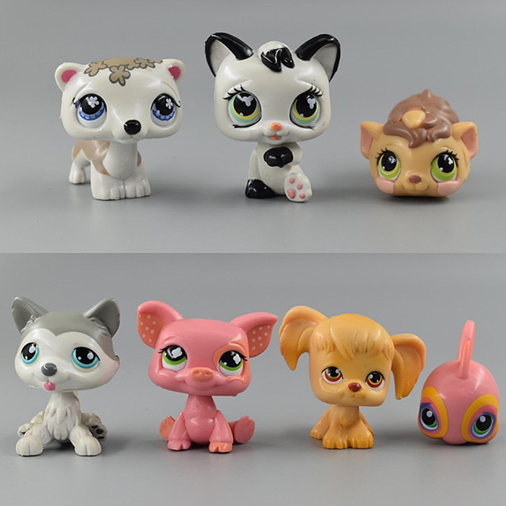 Littlest Pet Shop Character Figurines Collectible Toy 7 types Animal ...