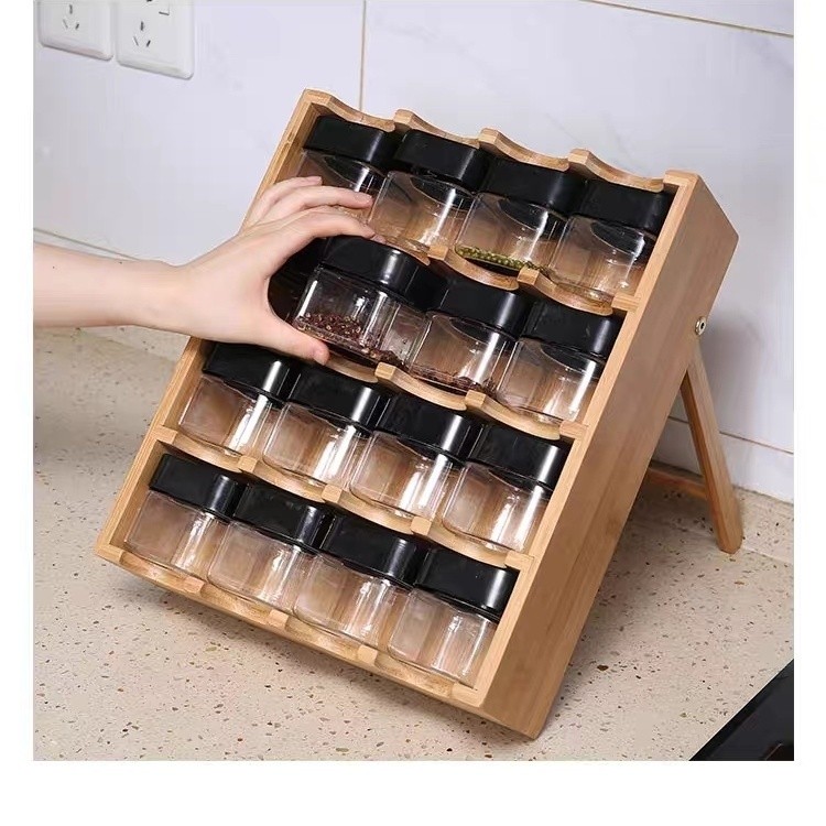 [1362 People Collection] Bamboo Kitchen Storage Seasoning Jar ...
