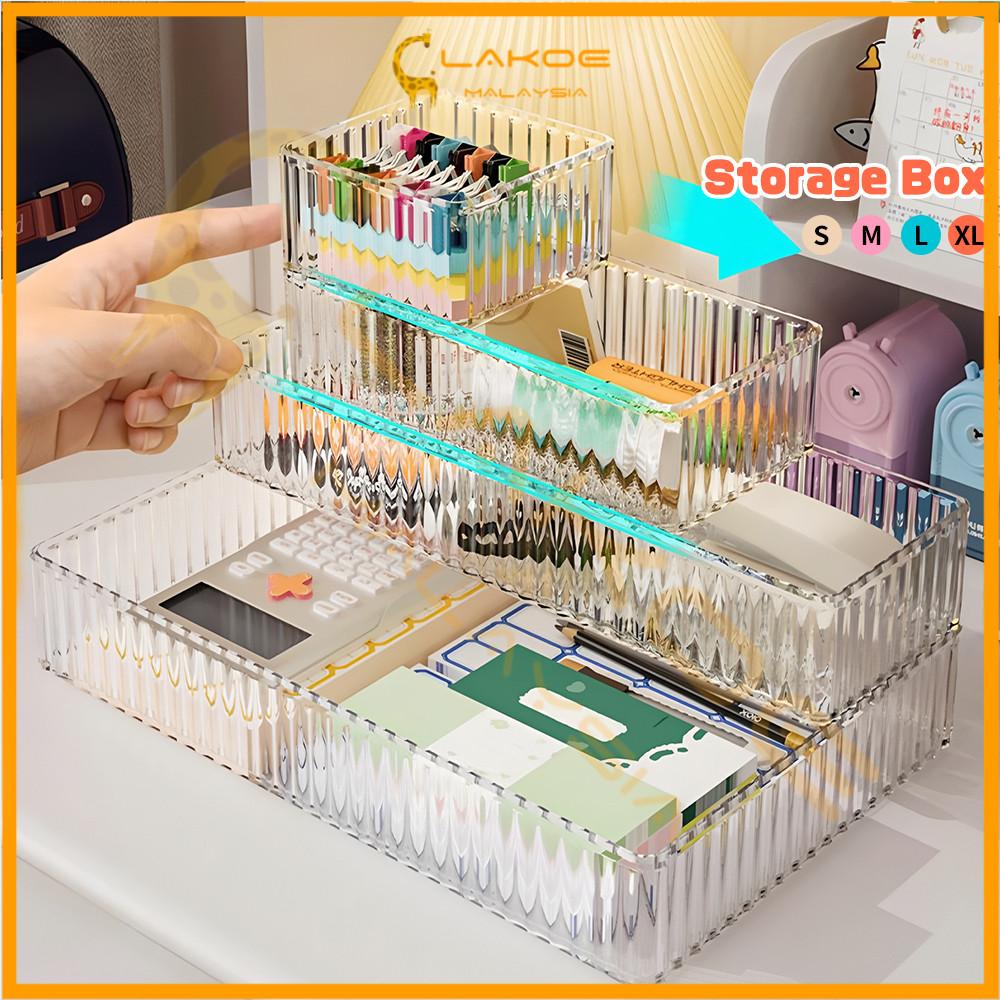 lakoe Drawer Organizer Acrylic Classification Makeup Storage Box ...